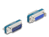 Delock 66545 Filtro De Supresión De Interferencias Rf/Emi D-Sub De 15 Pines Macho A Hembra Con Inductor De Paso Bajo