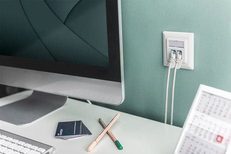 EAN 4016032362418 - Digitus DN-93831 placa de pared y cubierta de interruptor Blanco imagen 2