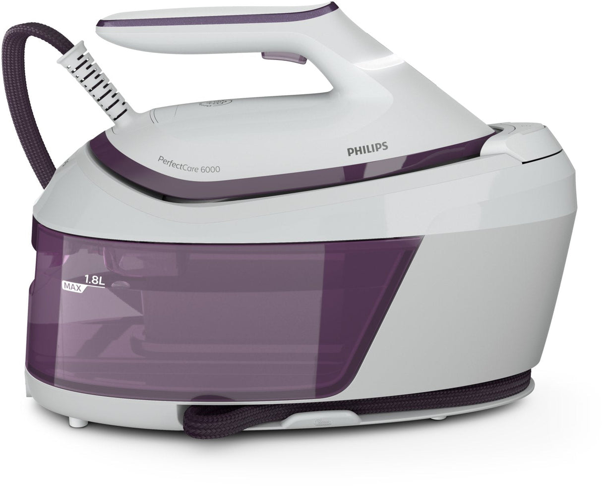 EAN 8720389015267 - Philips 6000 series PSG6020/30 estación plancha al vapor 2400 W 1,8 L Suela SteamGlide Plus Púrpura, Blan imagen 2