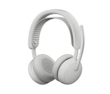 Auriculares Logitech Zone Wireless 2 Inalámbricos Bluetooth Con Cancelación De Ruido Blanco Crudo