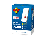 Wireless Lan Repetidor Fritz!Wlan 2400  2400mbps/Mesh/Lan Gigabit/Bajo Consumo/Wps 20002887