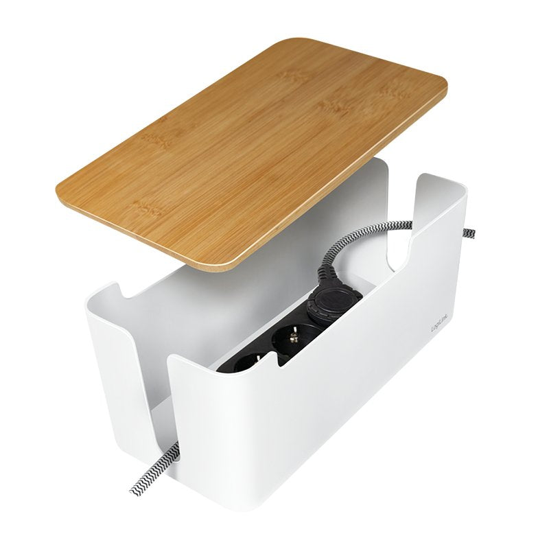 Logilink Kabelbox 320 X 140 X 130 Mm, Weiss