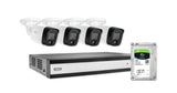 Abus Analog-Video-Set: 4 Mini-Tube-Kameras + Rekorder