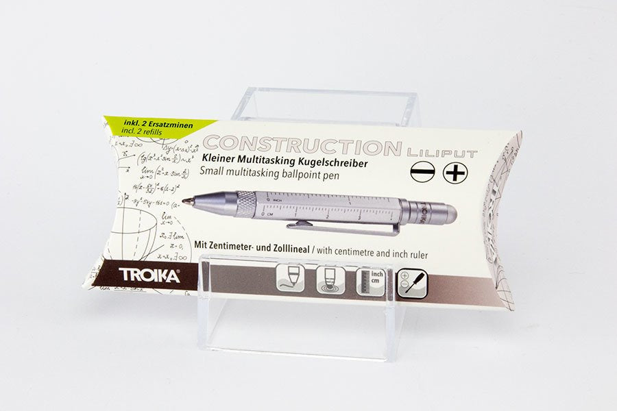 Troika Multitasking-Bolígrafo Liliput Tool Pen Plata