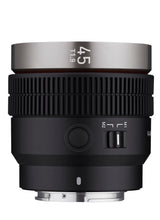 Samyang Sycaf45-Nex Milc Objetivos Para Cine Negro