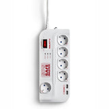 EAN 8436035921669 - Salicru 680BA000005 limitador de tensión Blanco 5 salidas AC 250 V 1,8 m imagen 1