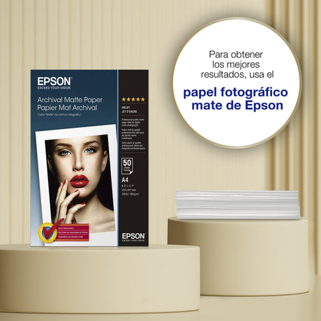 EAN 0010343830073 - Epson Archival, DIN A4, 192 g/m² Blanco imagen 3