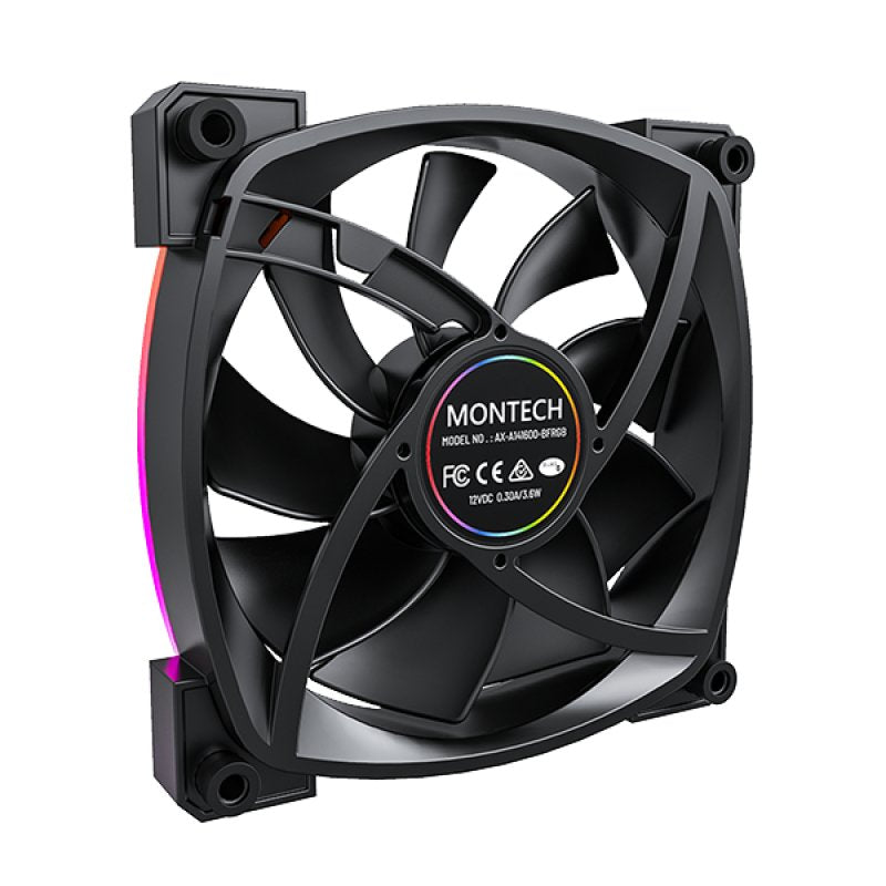 EAN 4710562747287 - Montech AX140 PWM Carcasa del ordenador Ventilador 14 cm Negro 1 pieza(s) imagen 4