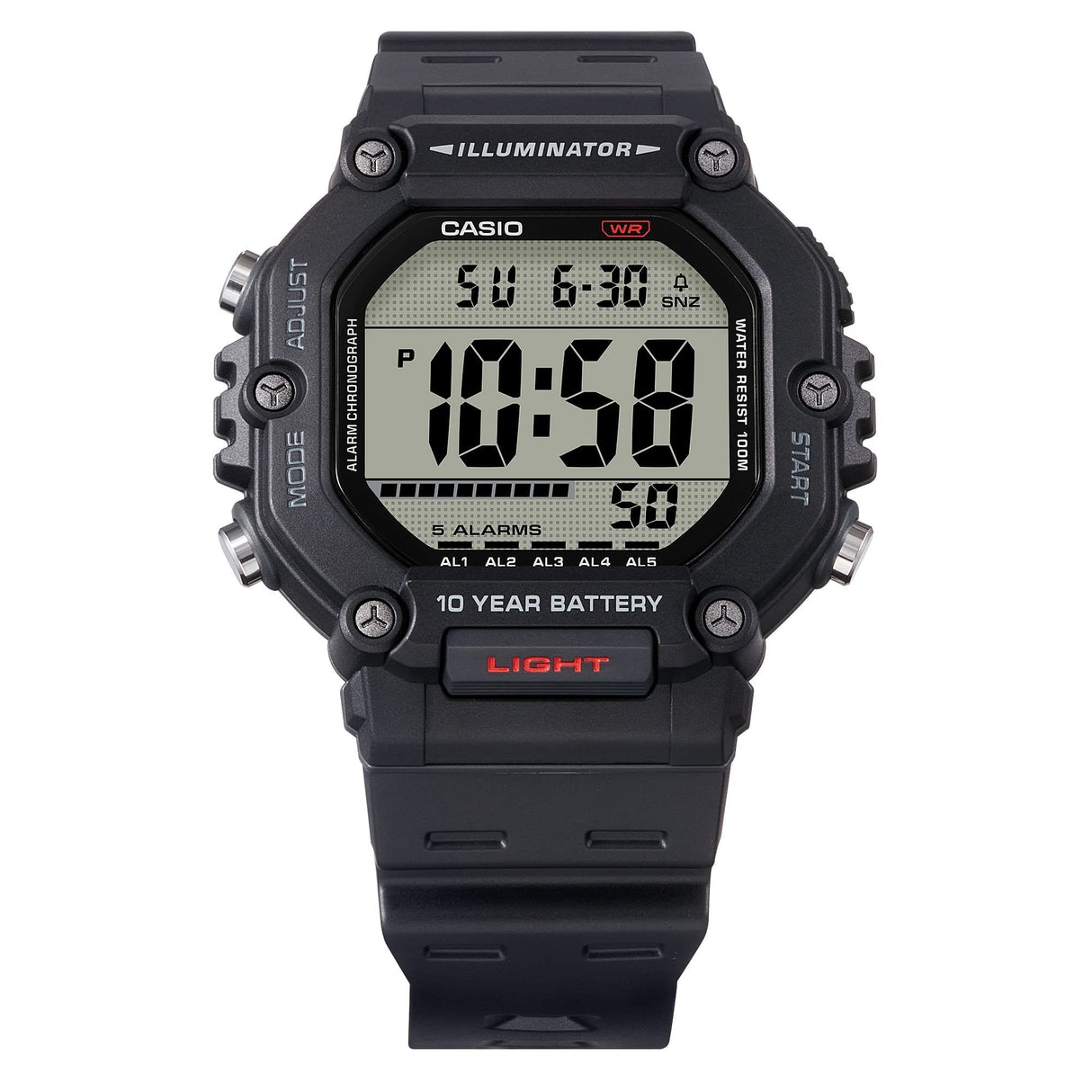 Casio Ae-1600h-1avef Timeless Collection Herrenuhr