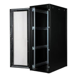Roline 19-Zoll Serverschrank Pro 36 He, 600x1000 Bxt Schwarz Plexiglas