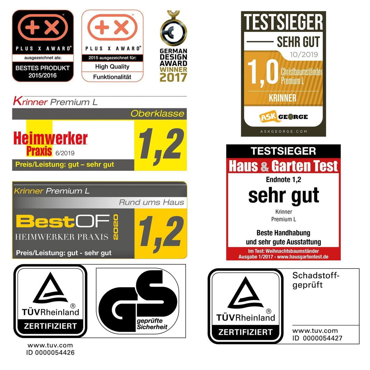 Krinner Premium L 2,7 M / 12 Cm / 3 L