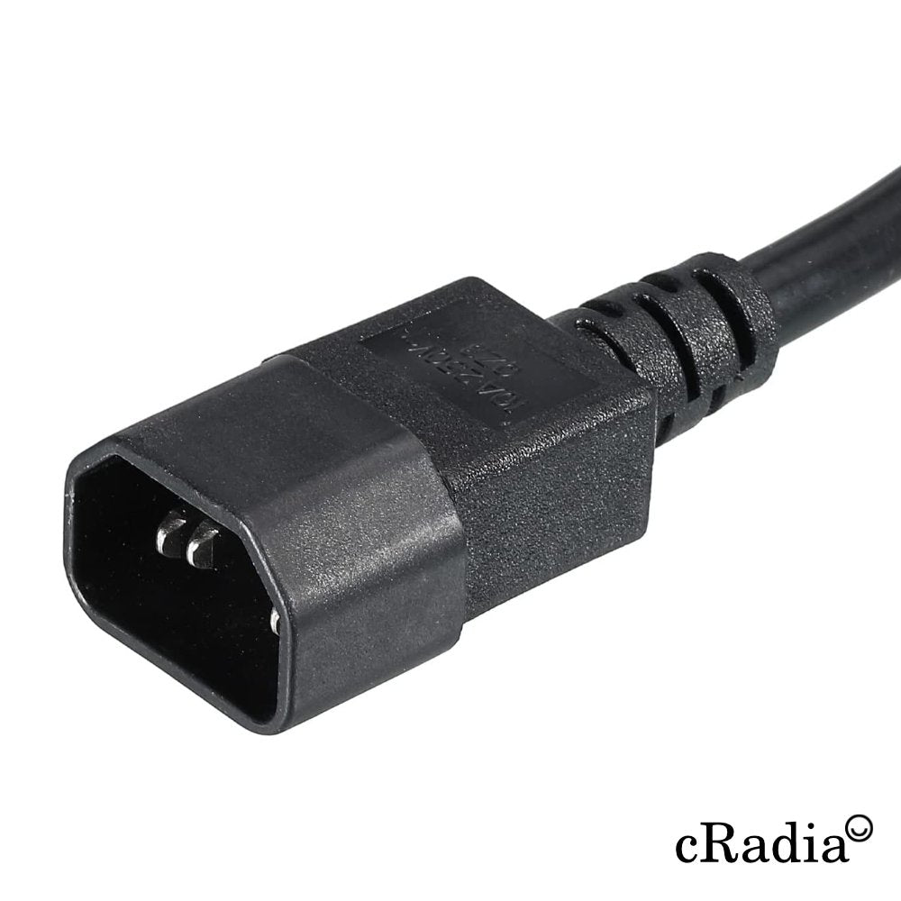 Cable De Alimentacion Extensor Cradia 0.60m Sfo Iec C14m C13 H