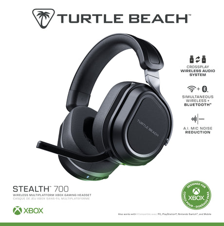 EAN 0731855021055 - Turtle Beach Stealth 700 Auriculares Alámbrico Diadema Juego Bluetooth Negro, Gris imagen 12