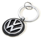 Llavero De Anilla Troika Vw Volkswagen Keyring  Negro, Plata