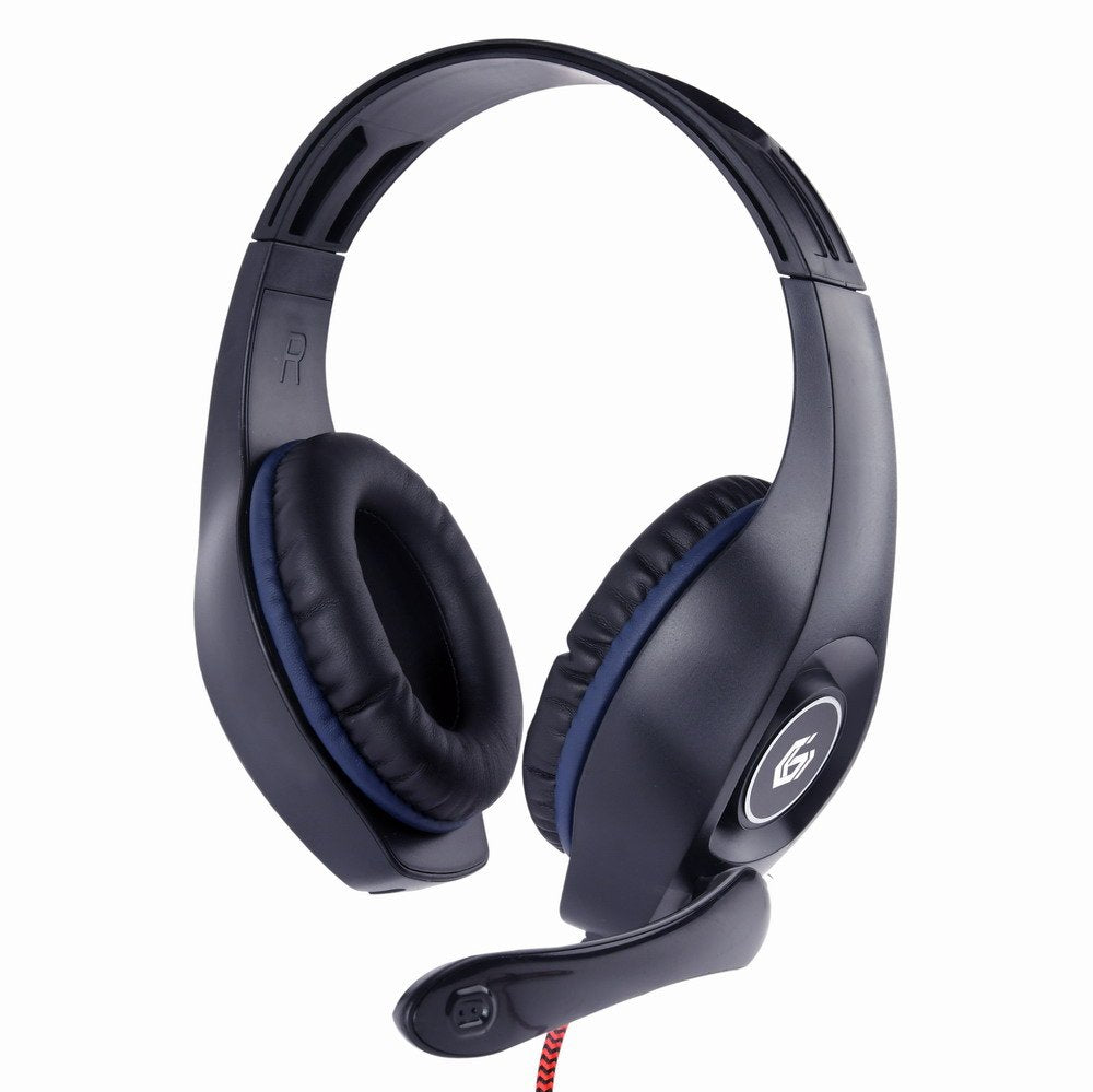 Gembird Auriculares Gaming Control De Volumen - Micrófono Negro-Azul Ghs-05-B