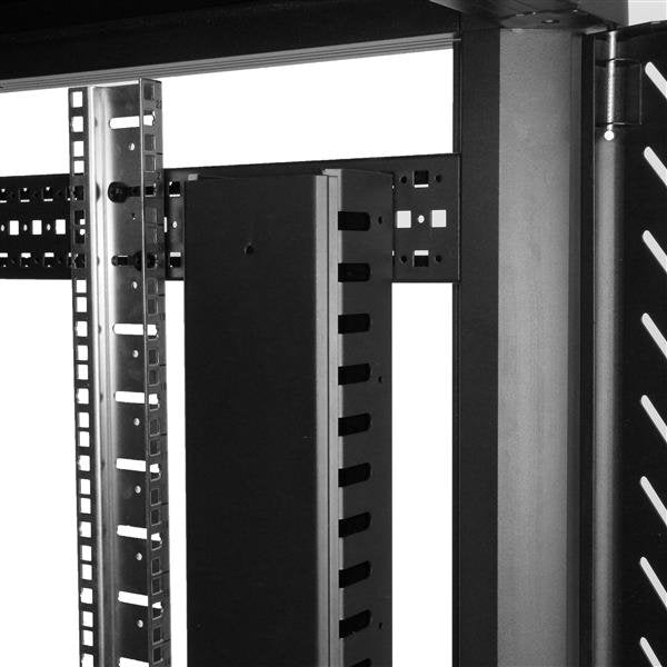 Startech.Com Gestor Organizador Vertical De Cableado Con Lengüetas - 0u - 91cm