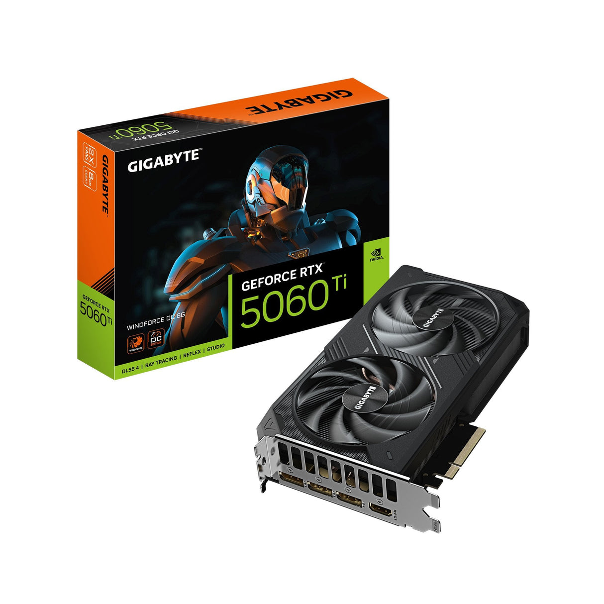 EAN 4719331356057 - GIGABYTE GeForce RTX 5060 Ti WINDFORCE OC 8G NVIDIA imagen 1