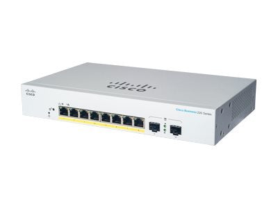 Cisco Cbs220-8p-E-2g-Eu Switch Gestionado L2 Gigabit Ethernet (10/100/1000) Energía Sobre Ethernet (Poe) Blanco