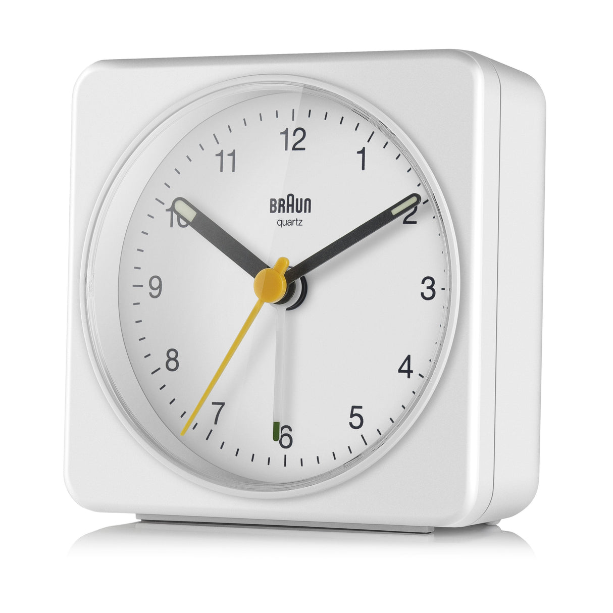 Braun Bc03w Klassischer Analoger Wecker, Blanco