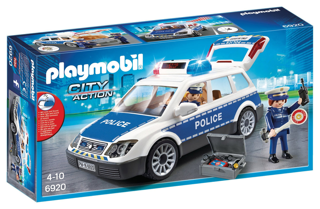Playmobil Policia Coche De Policia Con Luces Y Sonido