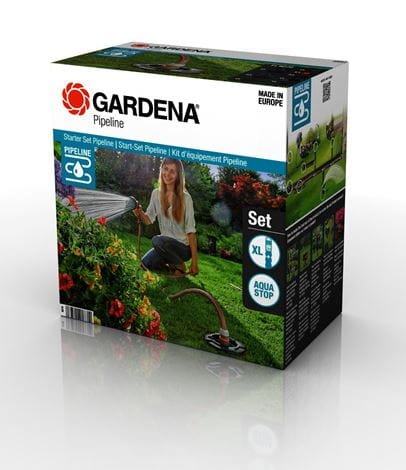 Gardena Starter Set Para Garden Pipeline, Grifo De Agua (Con 2 Tomas De Agua)