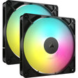 EAN 0840006684152 - Corsair RS140 ARGB Carcasa del ordenador Ventilador 14 cm Negro 2 pieza(s) imagen 1