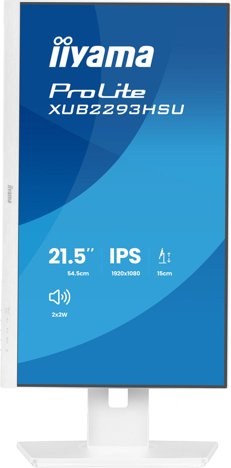 EAN 4948570126910 - iiyama ProLite XUB2293HSU-W7 pantalla para PC 54,6 cm (21.5") 1920 x 1080 Pixeles Full HD LED Blanco imagen 4