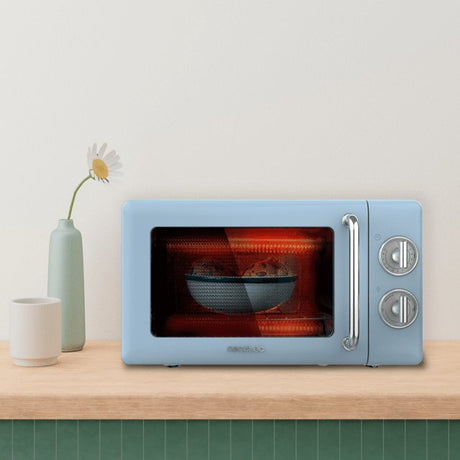 EAN 8435484017060 - Cecotec ProClean 3110 Retro Azul Microondas con grill Encimera 20 L 700 W imagen 5