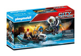 Playmobil 70782 Jetpack De La Policía: Arresto Del Ladrón De Arte