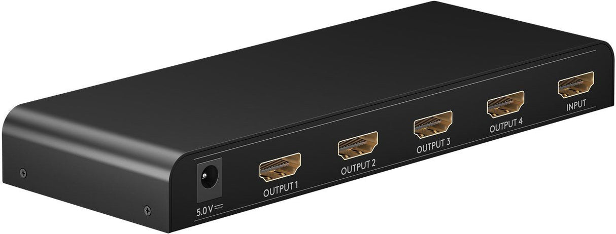 Goobay Splitter Hdmi 1 A 4 (4k @ 30hz) Negro 58482