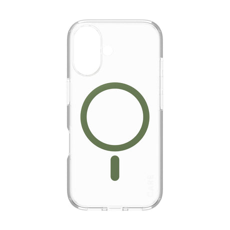 EAN 5715685004353 - PanzerGlass CARE™ by ® Urban Combat Case Transparent w. Green MagSafe iPhone 16 funda para teléfono móvil imagen 4