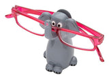 Wedo Brillenhalter Elefant, Polyresin, Gris, 7,1 X 5,5 X 10,