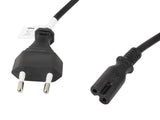 Lanberg Cable De Alimentacion Ca-C7ca-11cc-0018-Bk Conectores Cee 7/16 / Iec320 C7 1.8 Metros