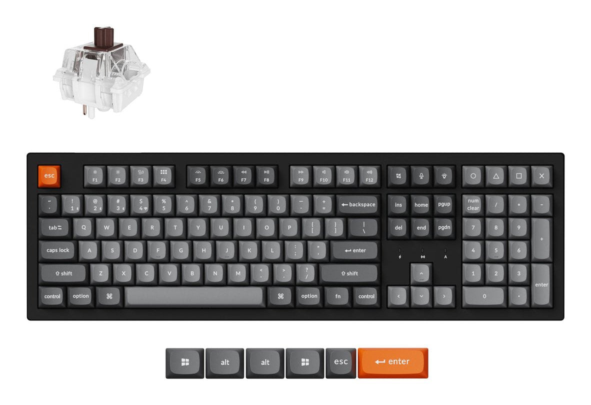 Keychron K10m-H3 Full Size Brown Switch