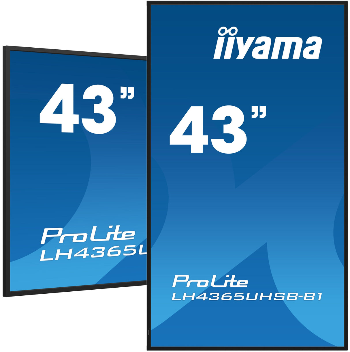 Iiyama Prolite Lh4365uhsb-B1 109 Cm (43") Klasse (108 Cm (42.5") Sichtbar) Lcd-Display Mit Led-Hintergrundbeleuchtung -
