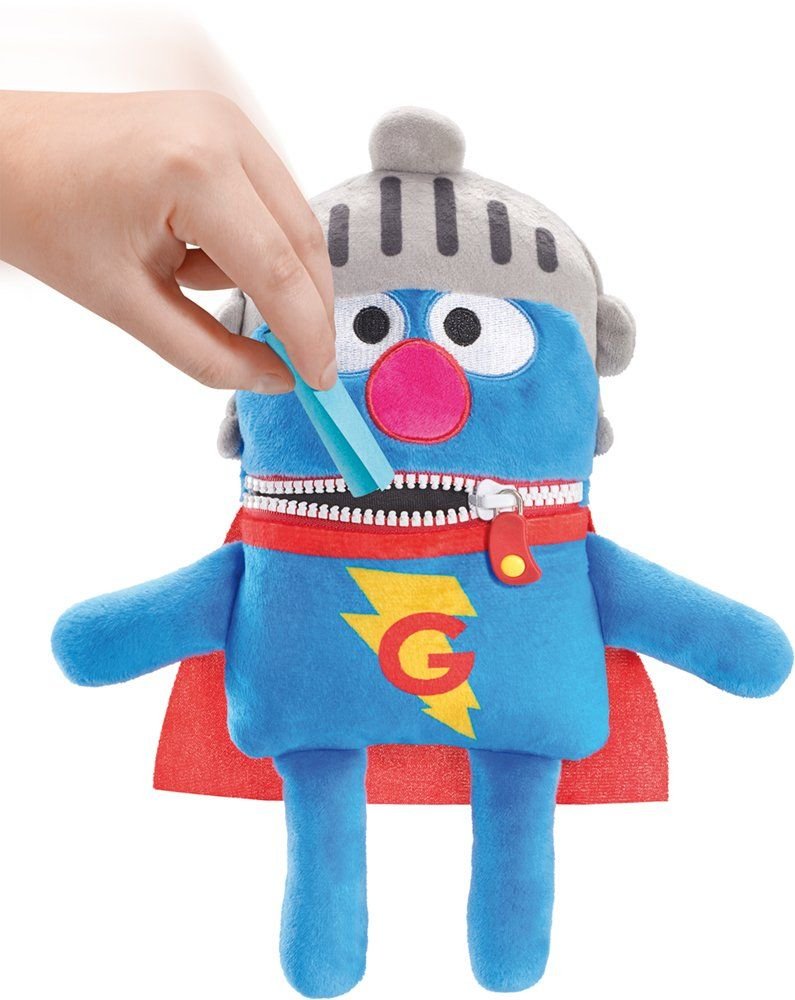 Schmidt Spiele Barrio Sésamo: Worry Eater Super-Grobi, Peluche 34 Cm 42557
