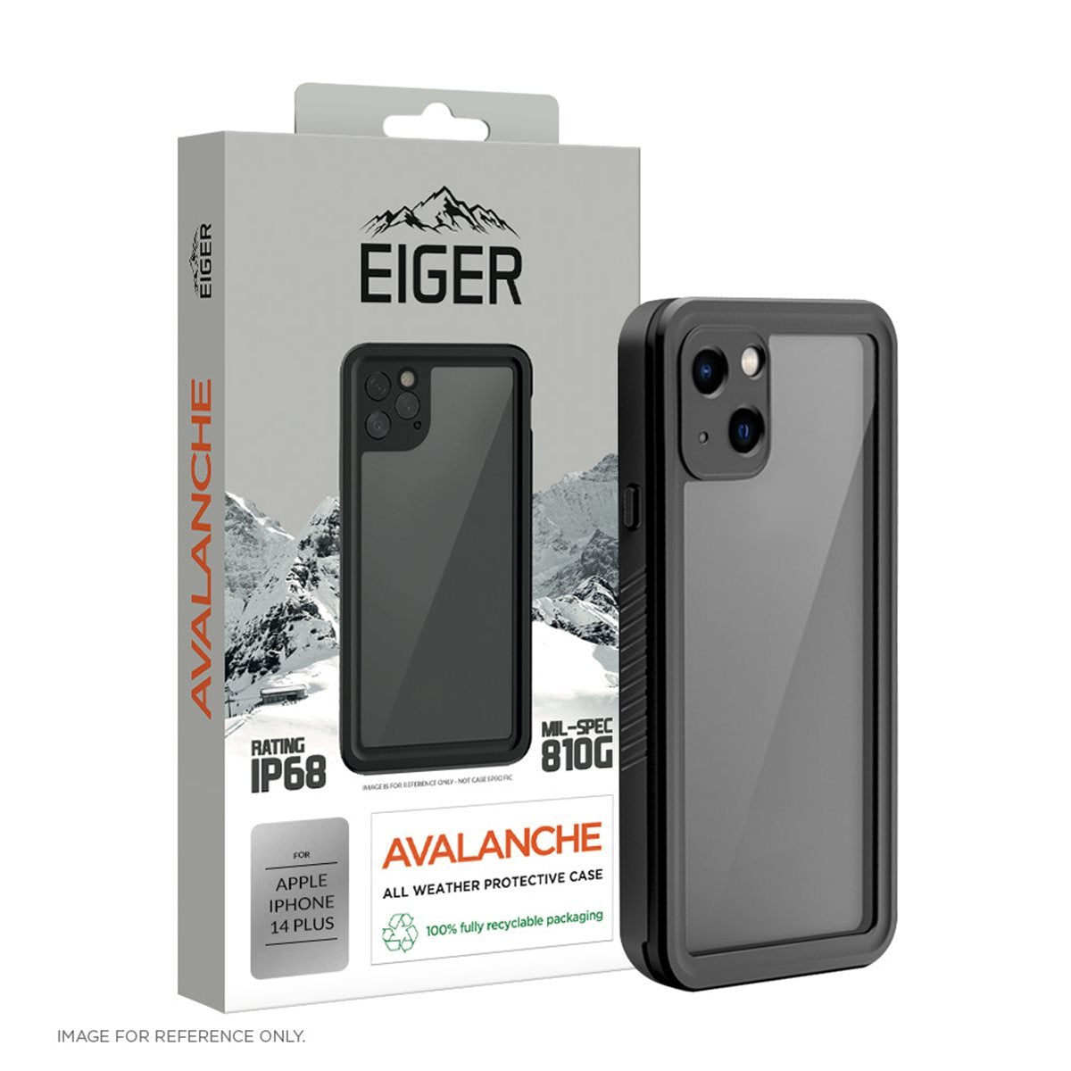 Funda 360 Avant / Trasera Etanche Ip68 Et Reforzada *Drop Test 2m* Para Apple Iphone 14 Plus - Eiger® **