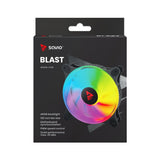 Ventilador Savio Blast Fan 120mm Argb 3-Pin 5v 4-Pin 12v