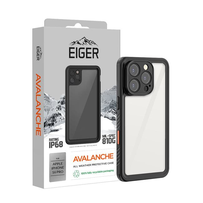 Funda 360 Avant / Trasera Etanche Ip68 Et Reforzada *Drop Test 2m* Para Apple Iphone 16 Pro - Eiger®