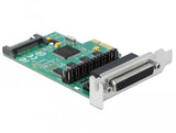 Tarjeta Pci Express  Delock 89938 X1 A 4 X Serie Rs-232 Con Fuente De Alimentación