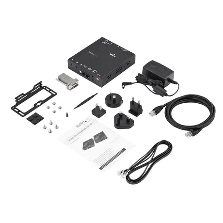 EAN 0065030868969 - StarTech.com ST12MHDLAN4R extensor audio/video Receptor AV Negro imagen 4