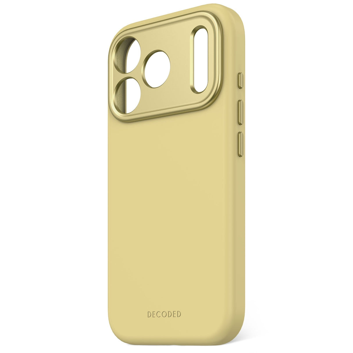 Decoded Silicone Backcover Apple Iphone 17 Pro Yuma Yellow Funda Para Iphone 17 Pro 16 Cm (6.3") Amarillo