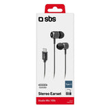 Auriculares Magneticos Sbs Teeartyck Negro Tipo C Con Microfono