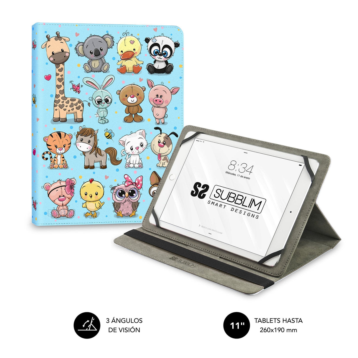 EAN 8436586742478 - SUBBLIM Trendy 27,9 cm (11") Folio Multicolor imagen 4
