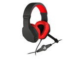 Auriculares Con Microfono Genesis Argon 200 Gaming Rojos Mini Jack 3.5mm X2