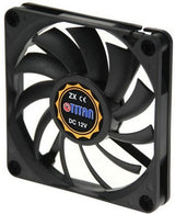 EAN 4260120531051 - Titan TFD-7010M12Z sistema de refrigeración para ordenador Carcasa del ordenador Ventilador 7 cm Negro imagen 1