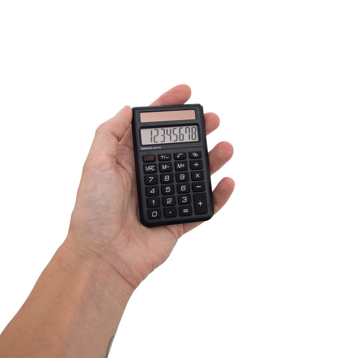 Calculadora  Maul Eco 250 Bolsillo Básica Negro