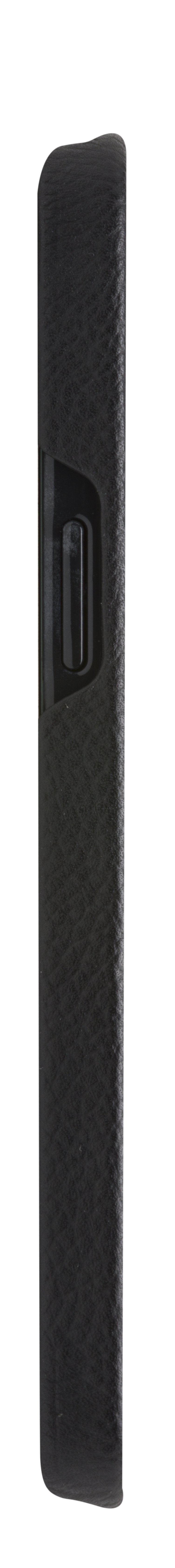 Dbramante1928 New York Funda Con Tapa Para Teléfono Móvil 2 En 1 Cuero Pebble De Grano Completo Negro Noche Para Apple Iphone 11 Xr