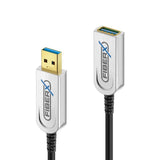 EAN 4251364732199 - FiberX FX-I650-010 cable USB USB 3.2 Gen 1 (3.1 Gen 1) 10 m USB A Negro, Plata imagen 1