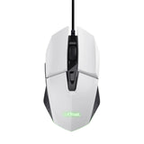 Ratón Gaming Trust Gaming Gxt 109 Felox Hasta 6400 Dpi Blanco